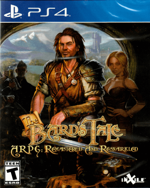 Bard’s Tale ARPG: Remastered and Resnarkled box art for Playstation 4